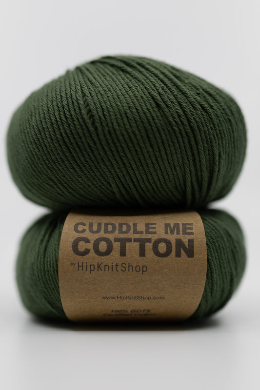 Cuddle Me Cotton - Olive Green
