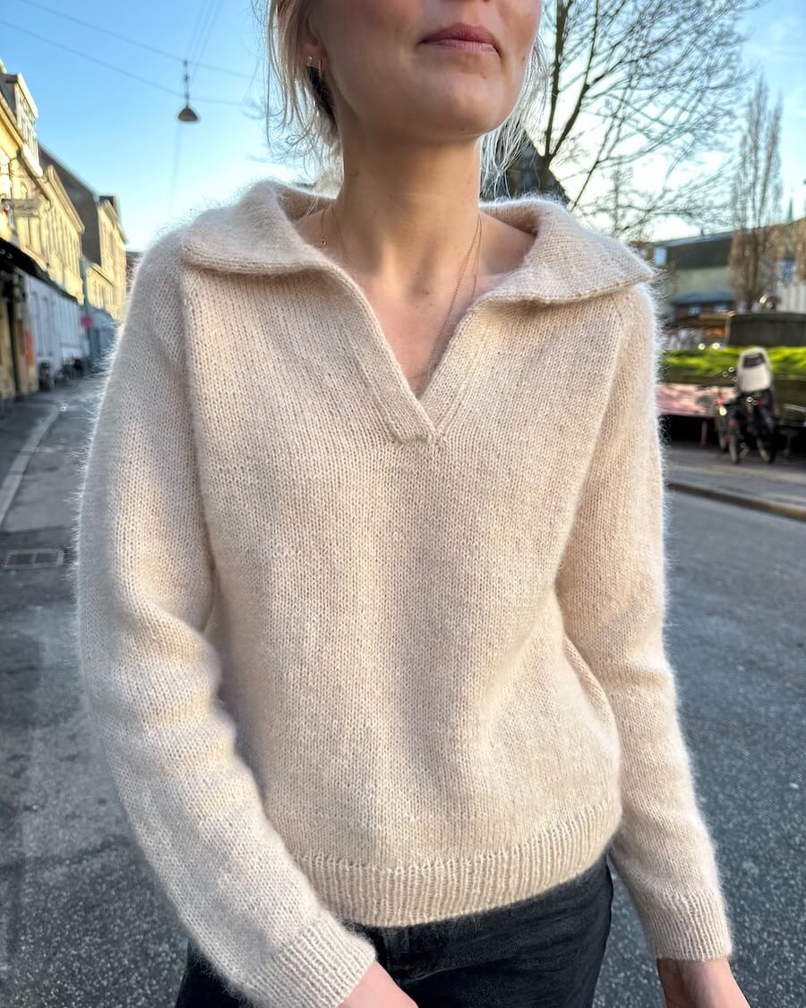 Elisabeth Blouse – nu som luksuskit med Cardiff Cashmere