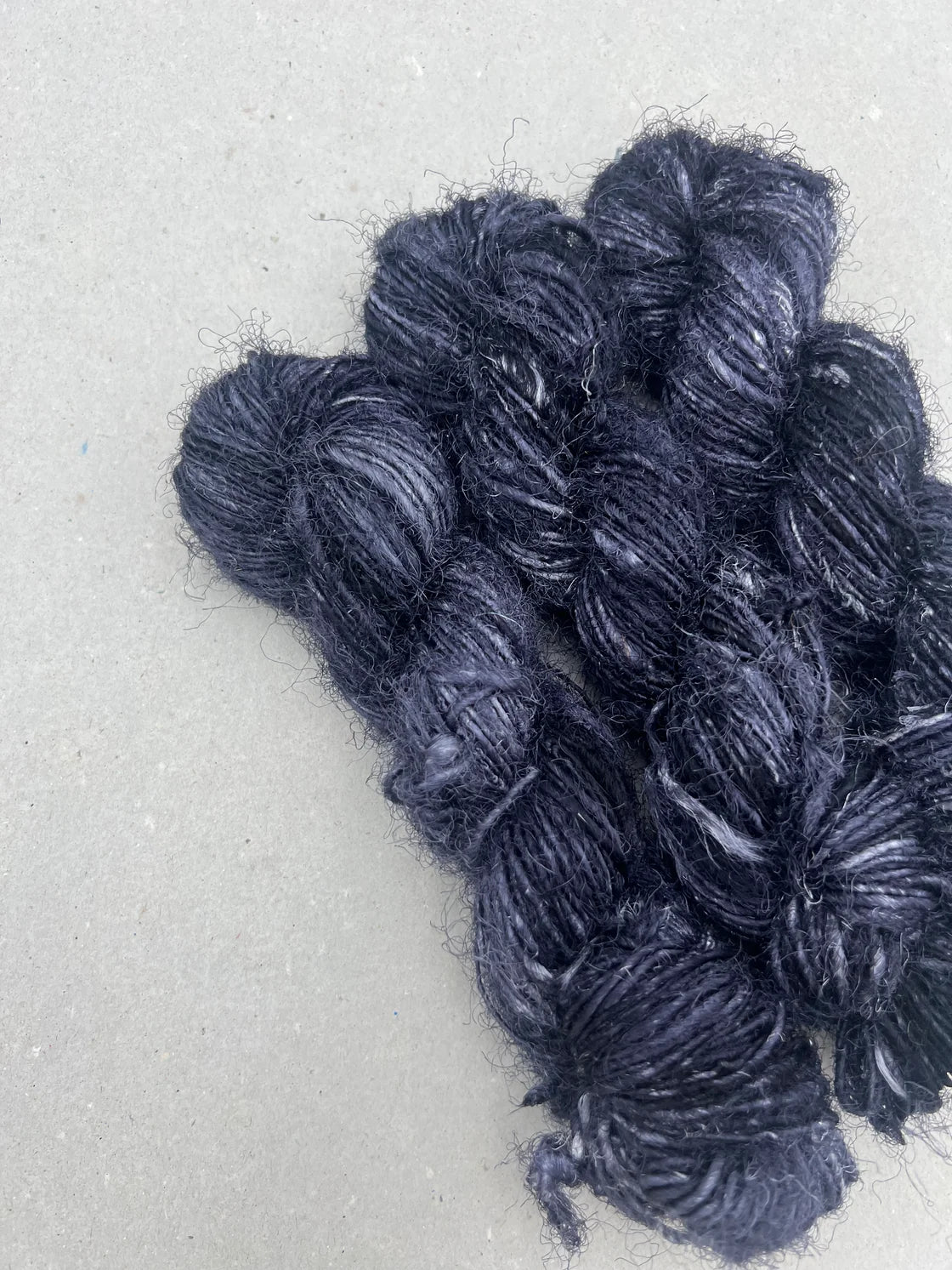 Recycled silk - Thelma - NOIR