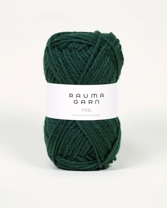 Rauma Garn - Fivel - Mørk Grønn (24)