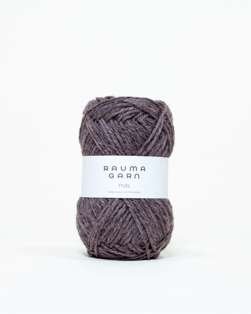 Rauma Garn - Fivel - Lilla melert (428)