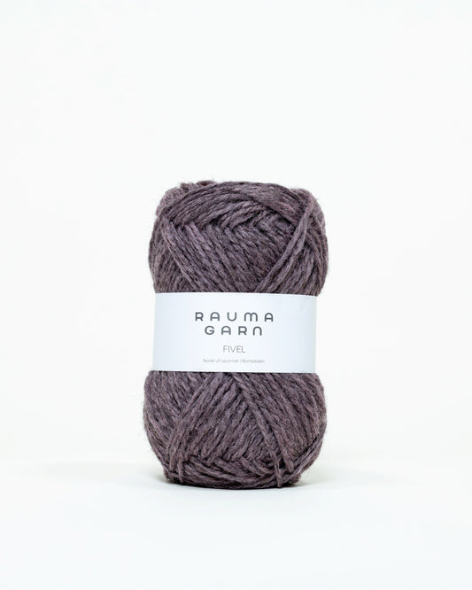 Rauma Garn - Fivel - Lilla melert (428)