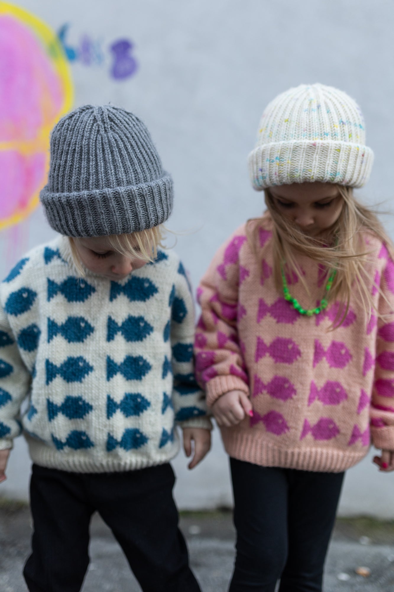 Fishy Sweater KIDS - gratis sammen med garn