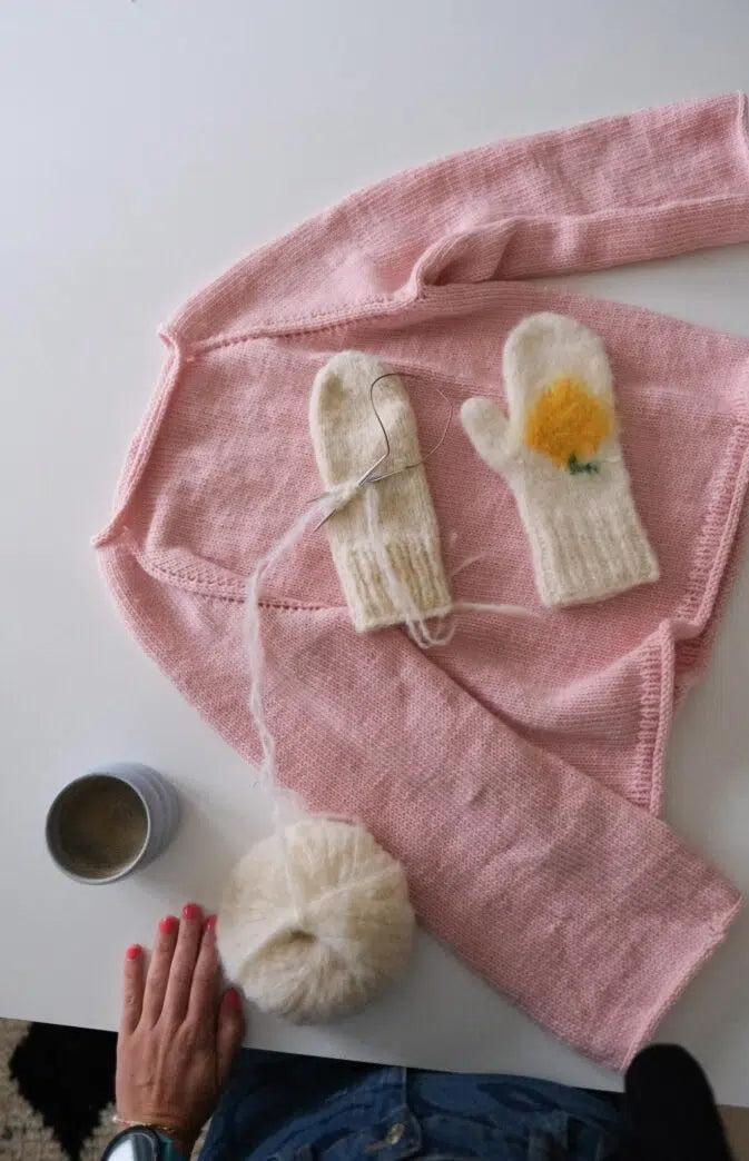 🍋🧤 Sitron votter – Friske og varme Fruity-votter i BonBon & Fluff | Strikkeopskrift PDF