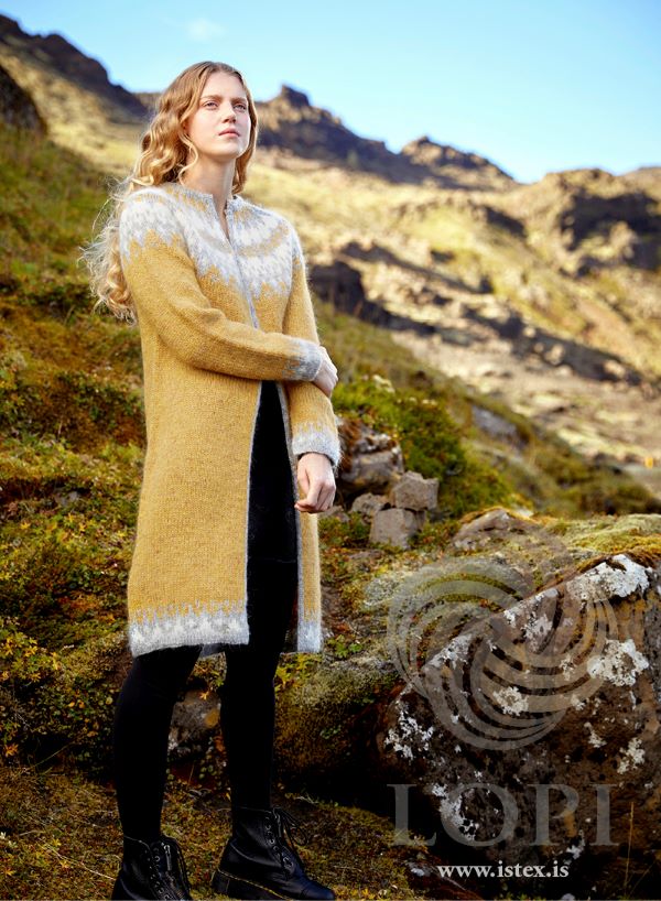 STRIKKEKIT - Gleði – Cardigan i islandsk uld ✨