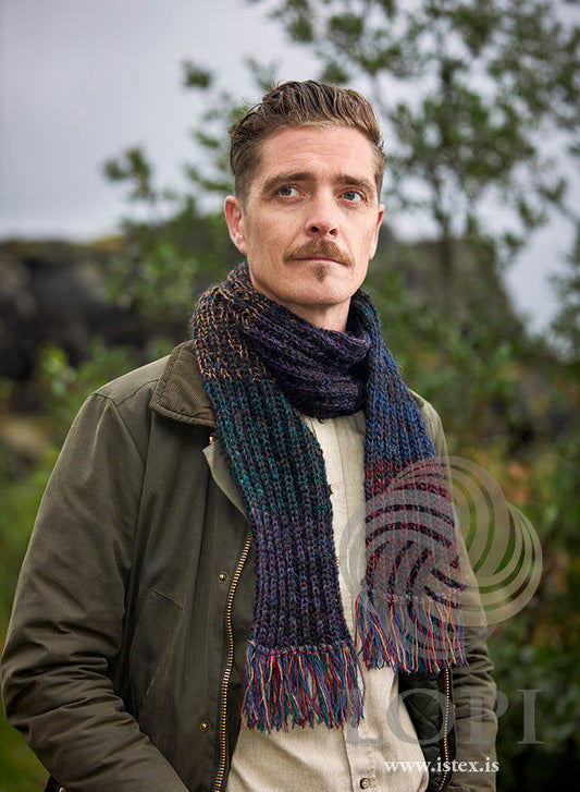 ✨ Glitta – Lysets dans på vandet 🌊 Opskrift til halstørklæde (40-21)