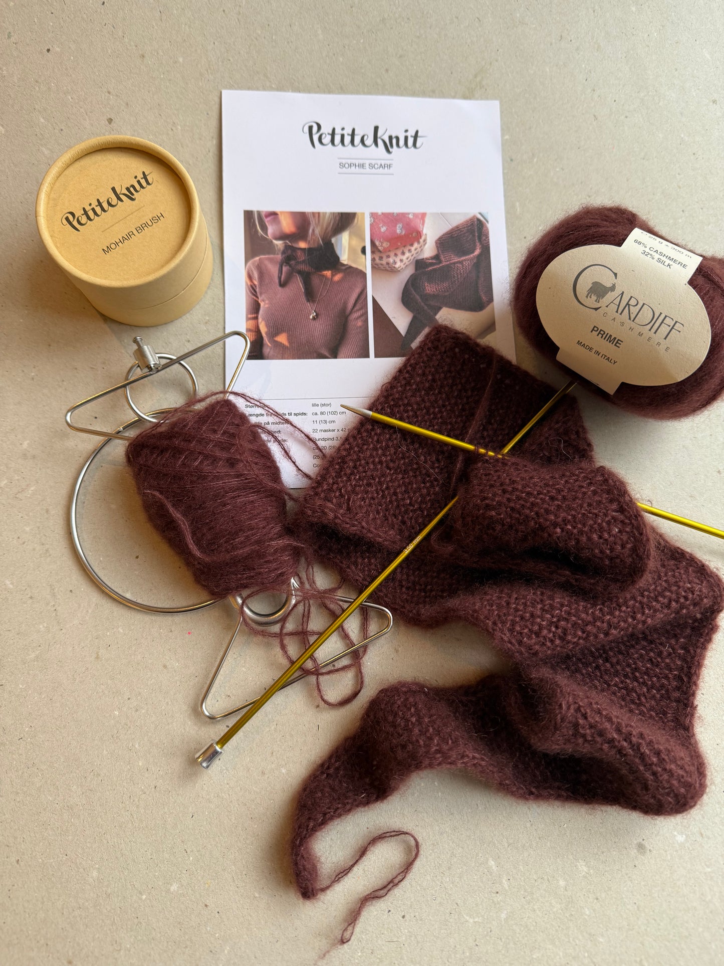 Sophie Scarf – Prime Hack Edition i børstet Cashmere