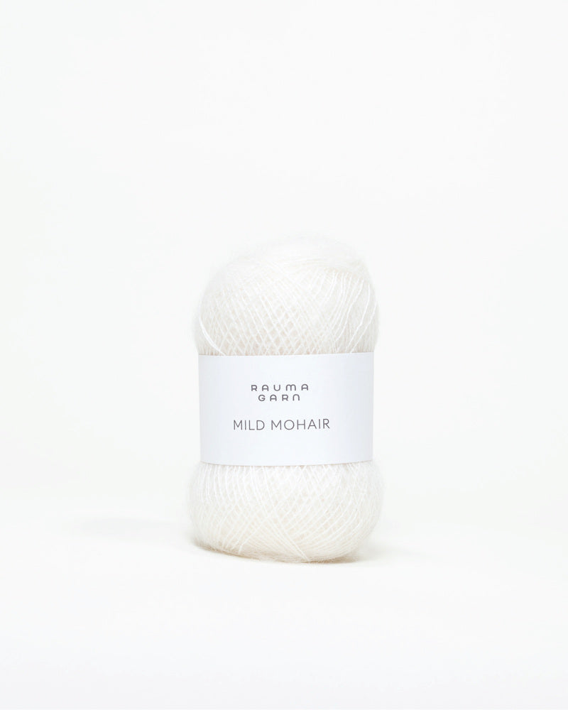 Rauma Garn - Mild Mohair - Hvit (00)