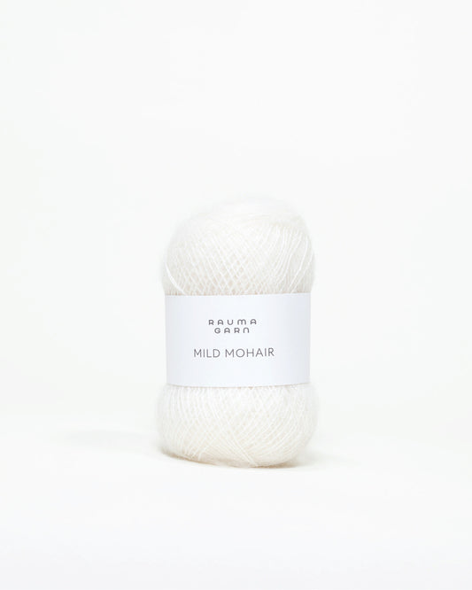 Rauma Garn - Mild Mohair - Hvit (00)