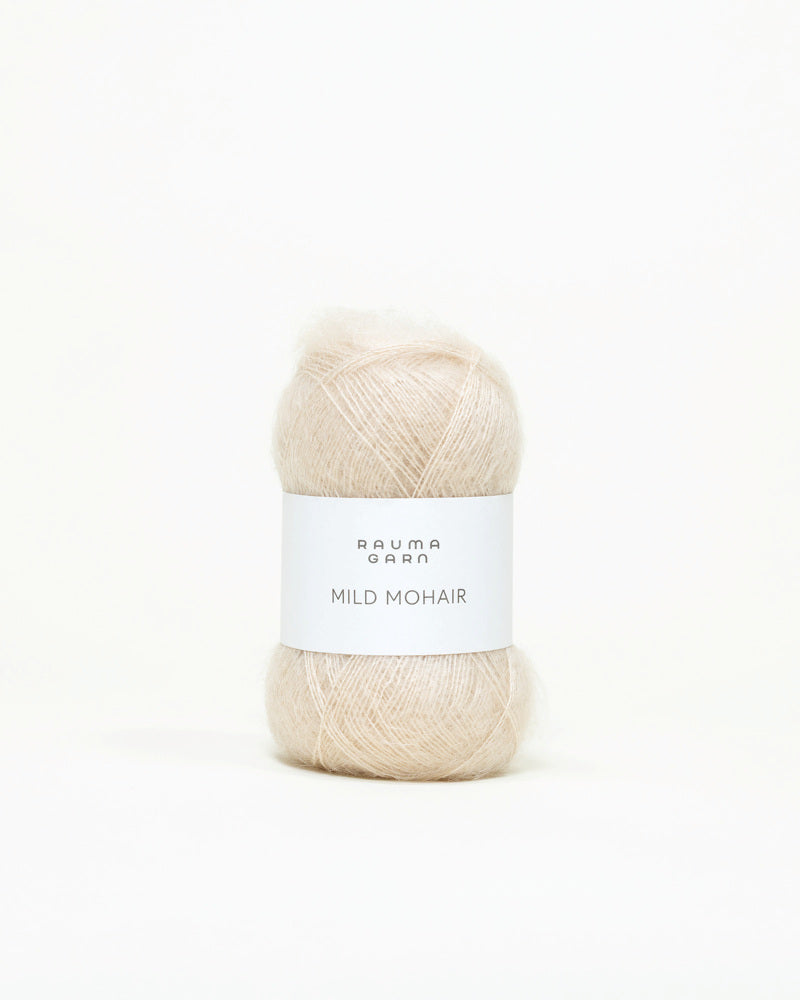 Rauma Garn - Mild Mohair - Lys beige (02)