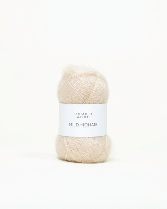 Rauma Garn - Mild Mohair - Lys beige (02)