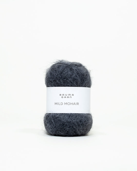 Rauma Garn - Mild Mohair - Koksgrå (08)