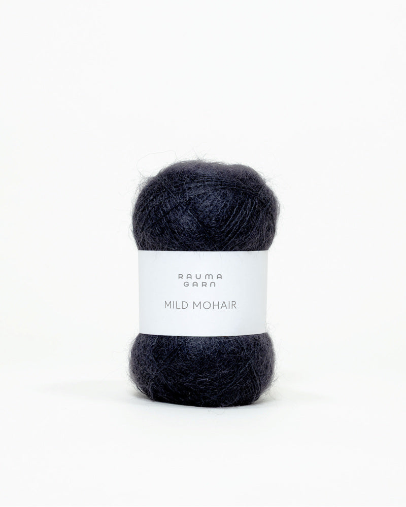 Rauma Garn - Mild Mohair - Svart (09)