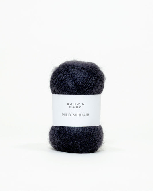 Rauma Garn - Mild Mohair - Svart (09)
