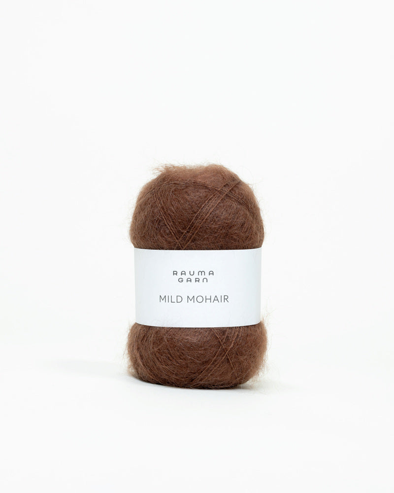 Rauma Garn - Mild Mohair - Kanelbrun (12)
