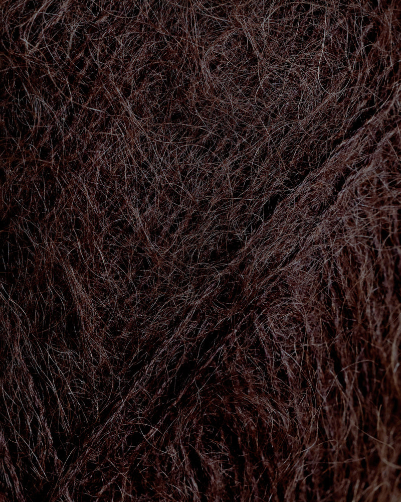 Rauma Garn - Mild Mohair - Mørk sjokolade (14)