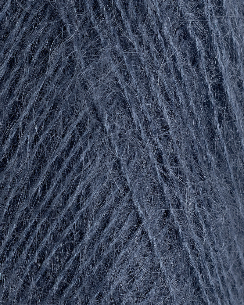 Rauma Garn - Mild Mohair - Mørk bondeblå (23)