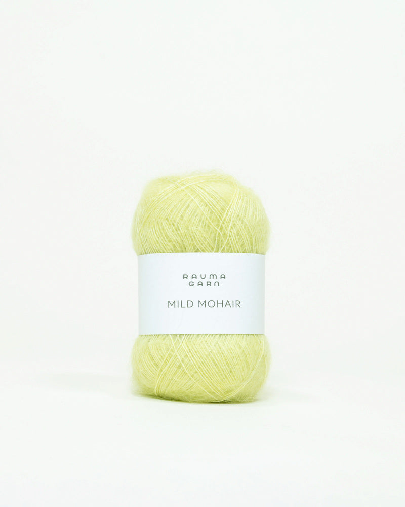 Rauma Garn - Mild Mohair - Lys lime (29)