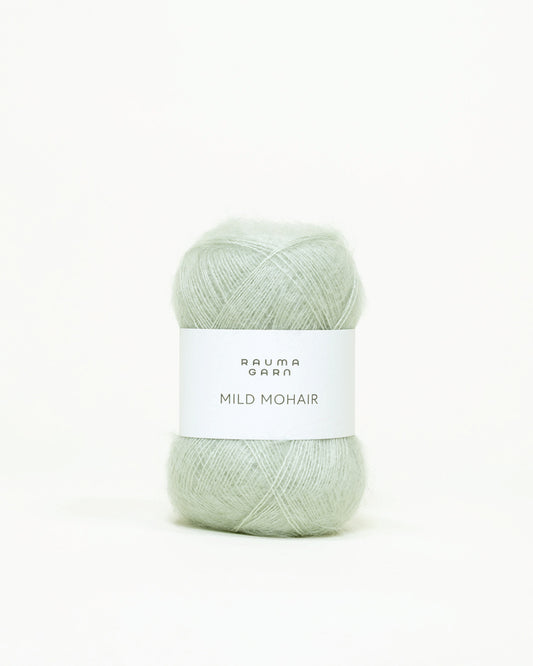 Rauma Garn - Mild Mohair - Lys salvie (30)