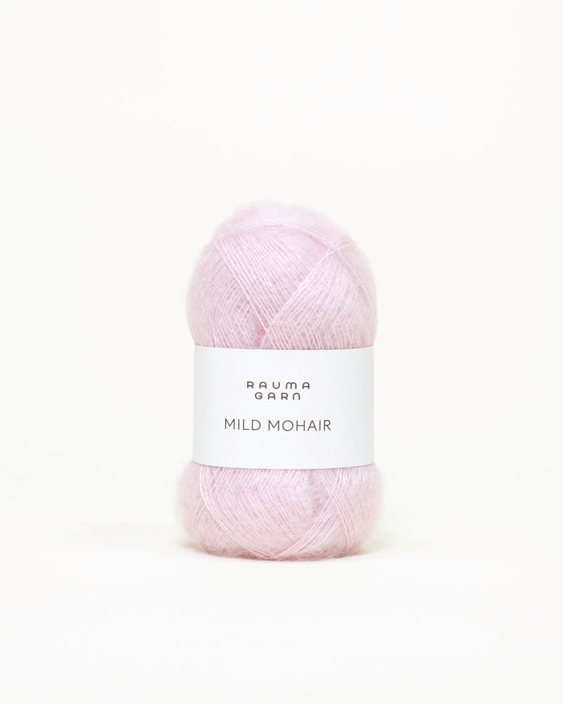 Rauma Garn - Mild Mohair - Babyrosa (34)