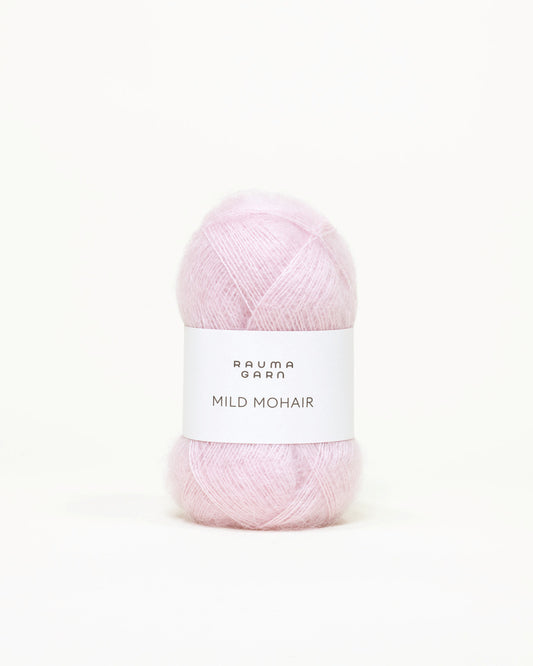 Rauma Garn - Mild Mohair - Babyrosa (34)