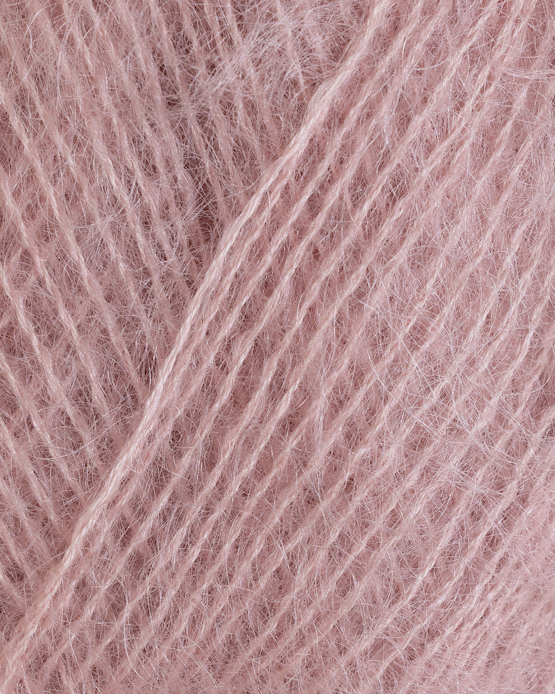 Rauma Garn - Mild Mohair - Støvet rosa (35)