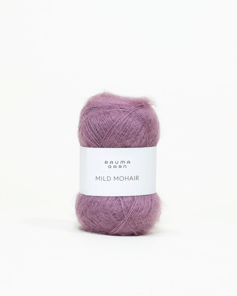 Rauma Garn - Mild Mohair - Støvet lyng (38)