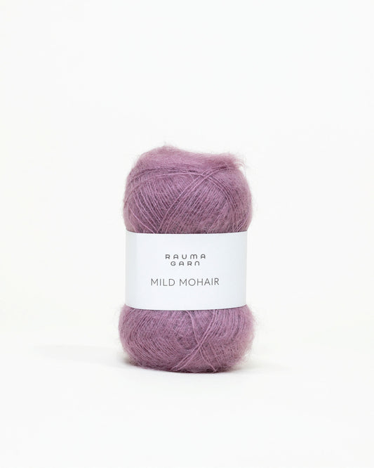 Rauma Garn - Mild Mohair - Støvet lyng (38)