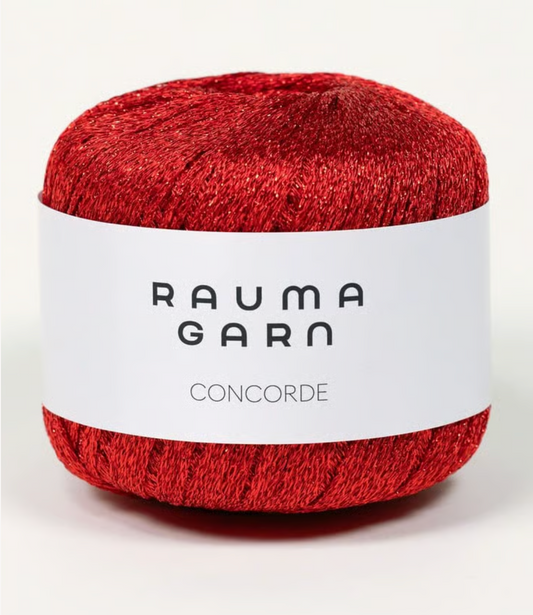 🧶 Concorde 25 RØD – glansfuldt og legende garn ✨