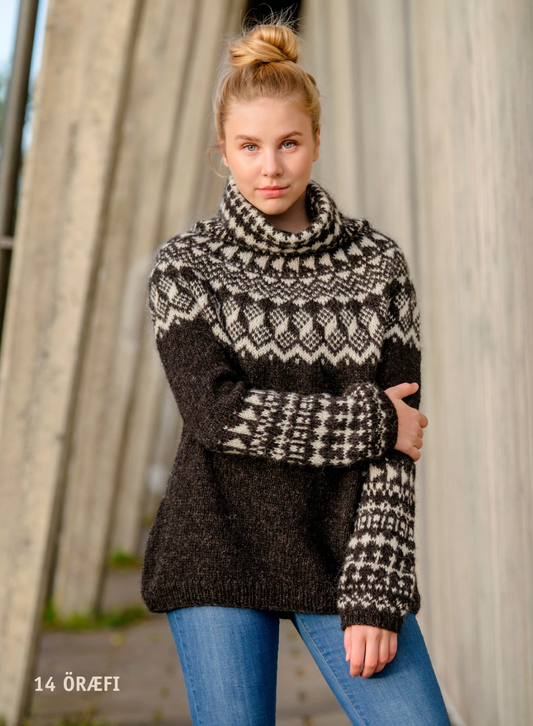 Öræfi – STRIKKEKIT- Islandsk sweater i Léttlopi ❄️