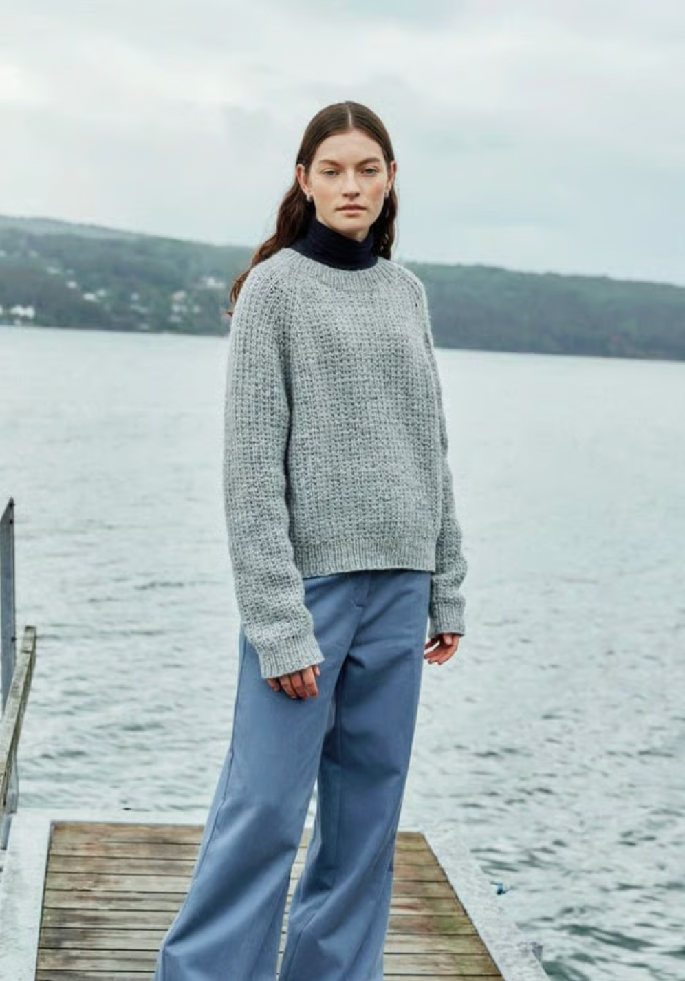 Pekka Struktursweater Dame – Strikkeopskrift i VAMS