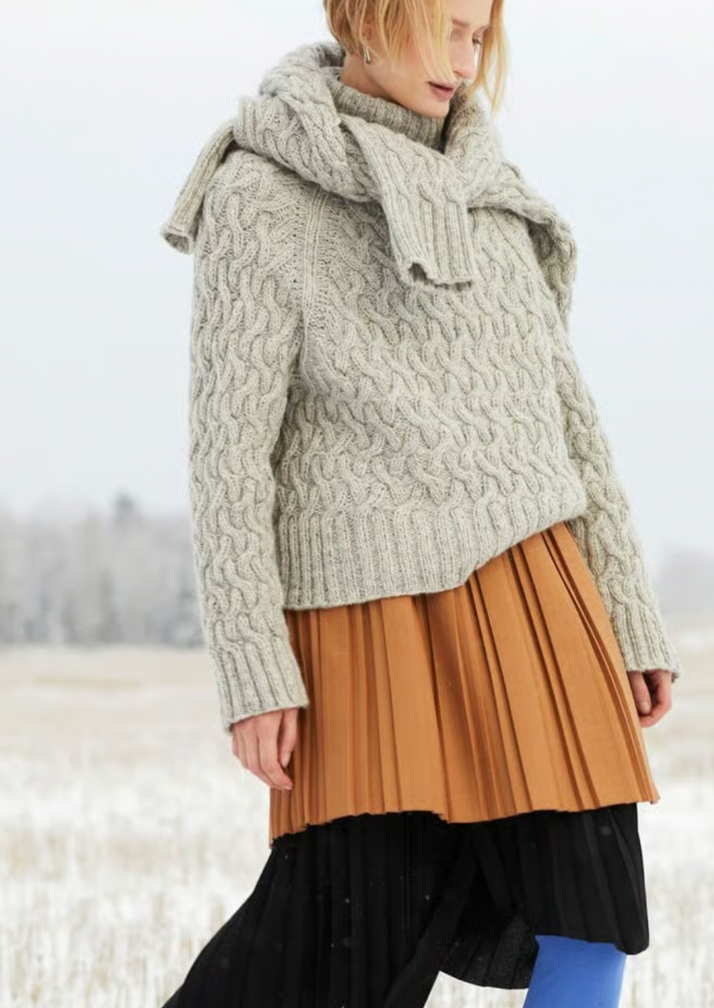 🧶 Florens flettegenser – STRIKKEKIT