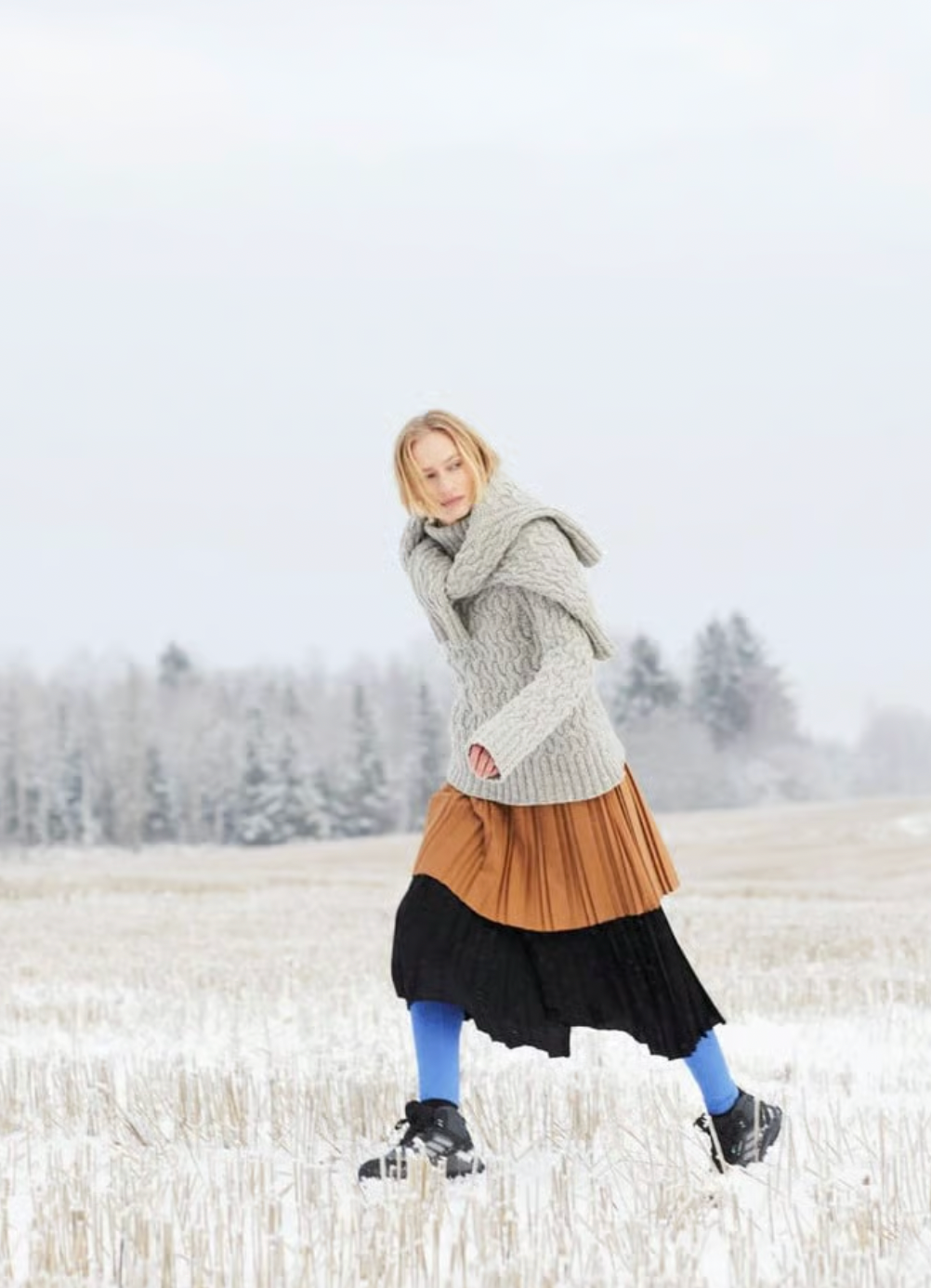 🧶 Florens flettegenser – STRIKKEKIT