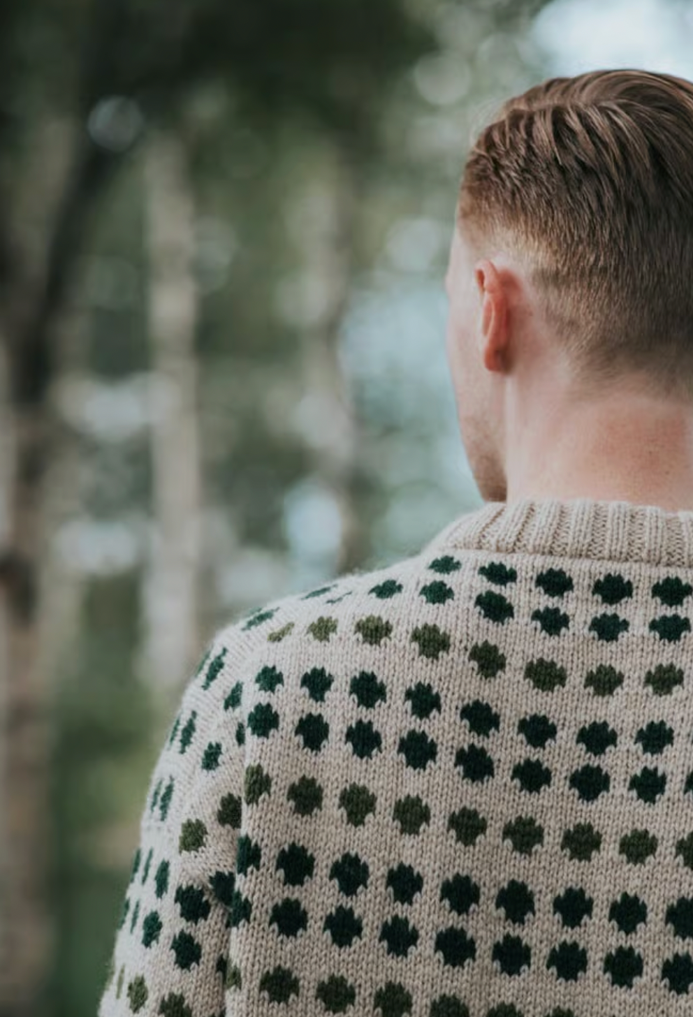 🫐 Skovbærsweater – strikkekit