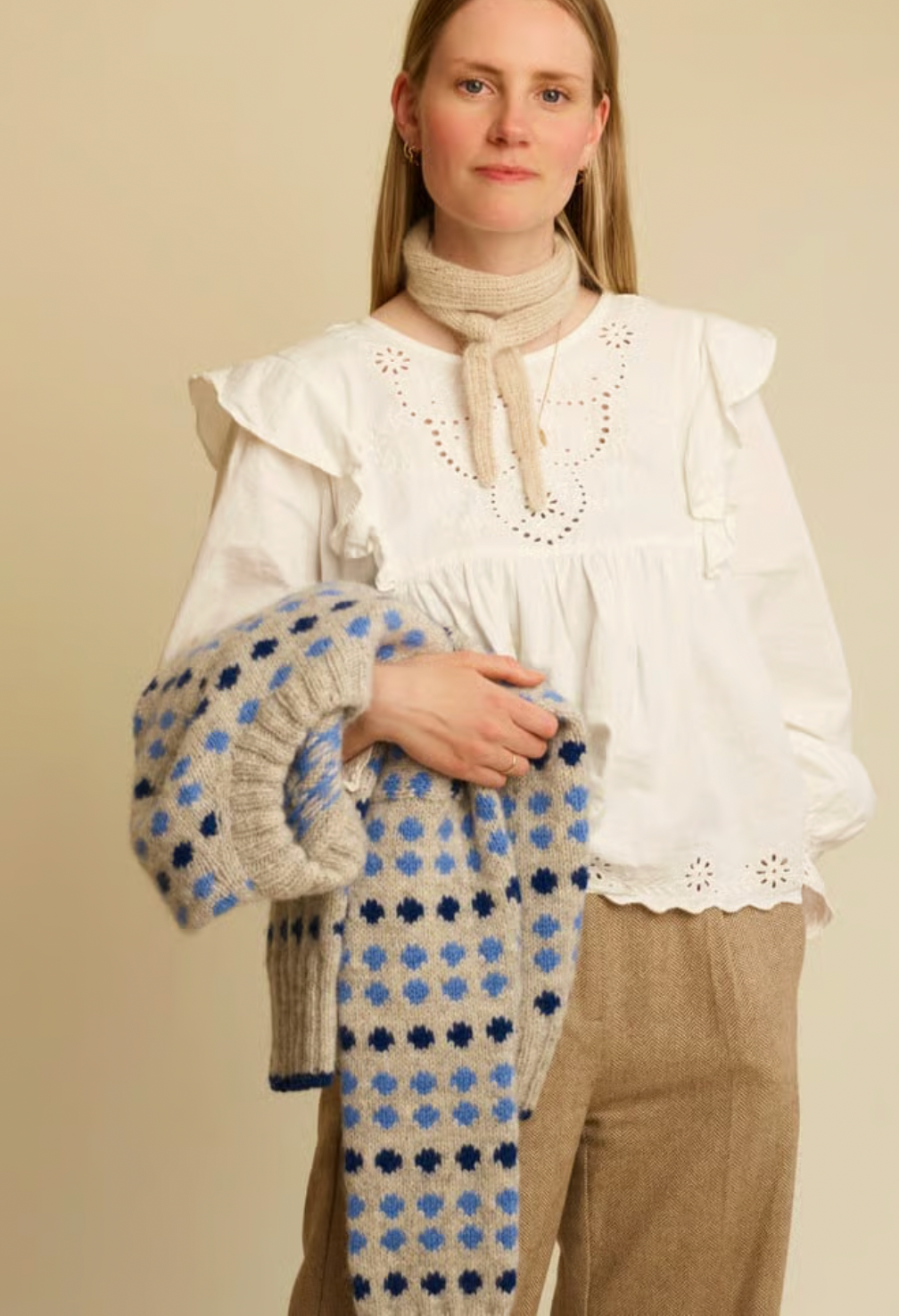 🫐 Skovbærsweater – strikkekit