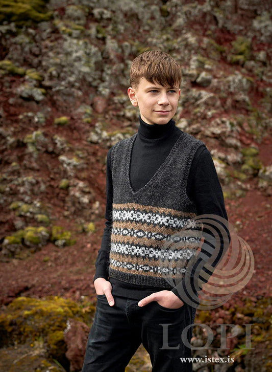 Staka – strikkekit af slipover i jordfarver 🧶✨