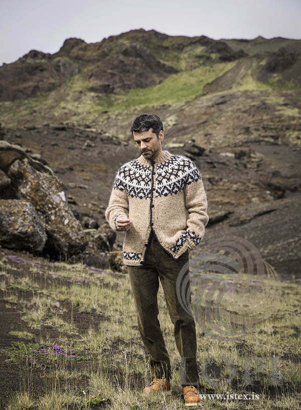 Vindur – STRIKKEKIT Islandsk sweater i Álafosslopi 🌬️❄️