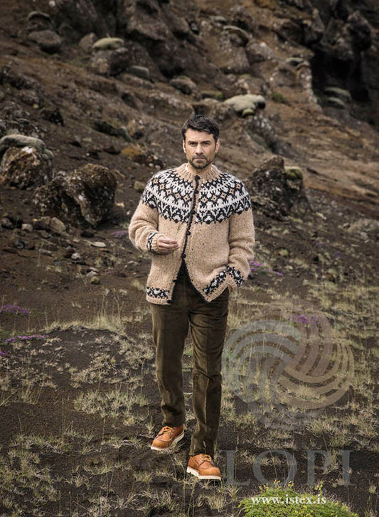 Vindur – STRIKKEKIT Islandsk sweater i Álafosslopi 🌬️❄️