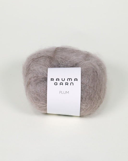 Rauma Garn - Plum Mohair - Beige (030)