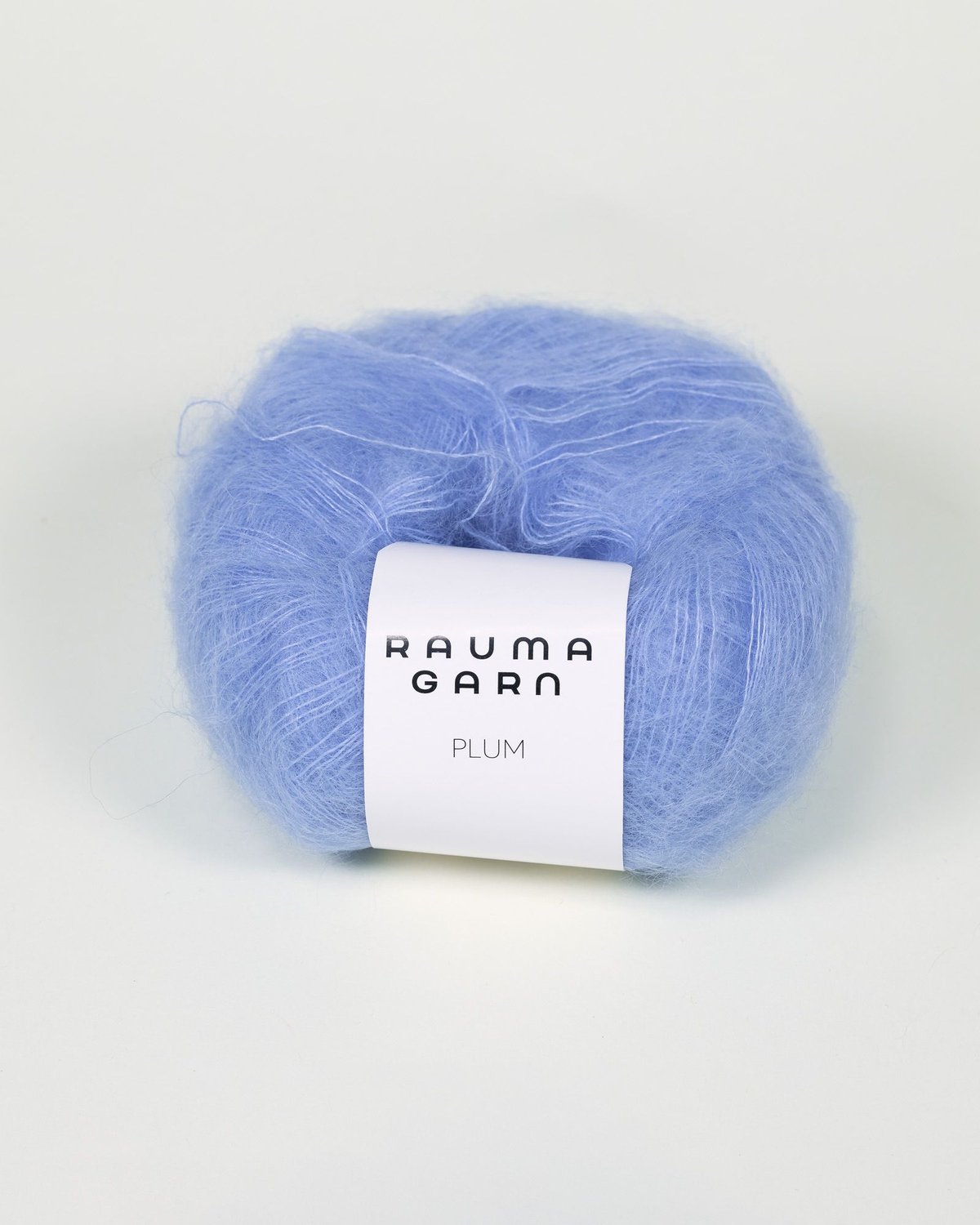 Rauma Garn - Plum Mohair - Blek blå (67)