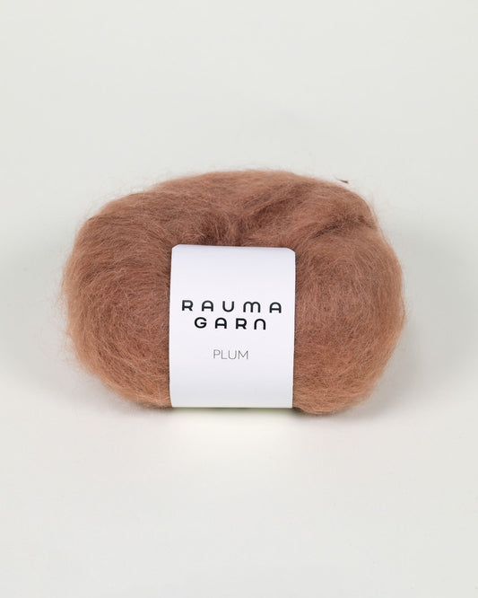 Rauma Garn - Plum Mohair - Brun (33)
