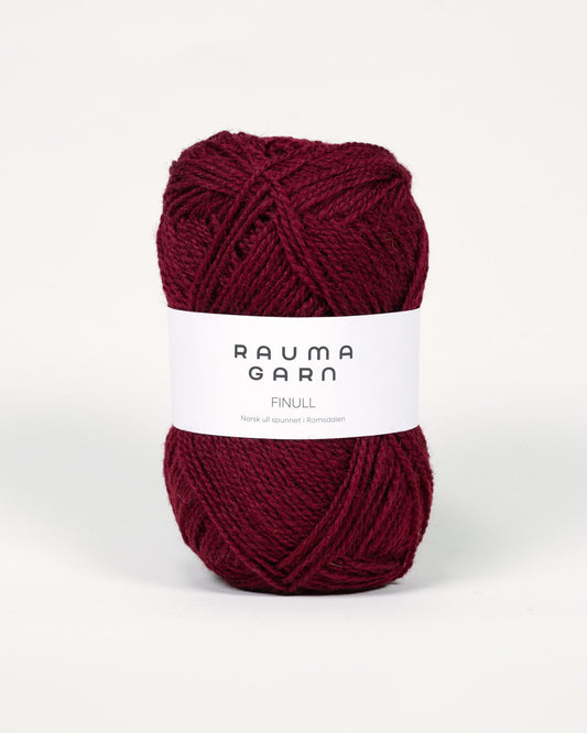 Rauma Garn - Finull - Burgunder  (497)