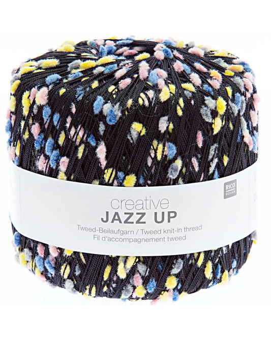 Jazz it Up - BLACK WITH BLUE & YELLOW