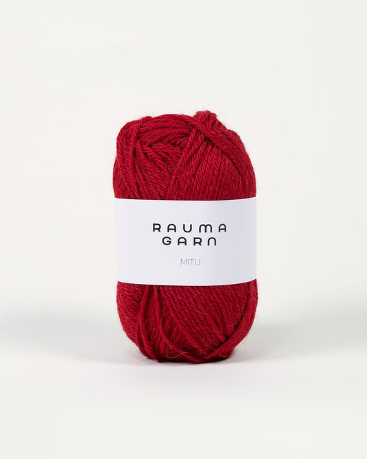 Rauma Garn - MITU - Dyp Rød (6085)