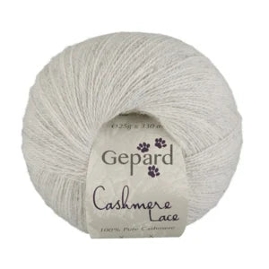 Gepard Garn - Cashmere Lace 520 B Lys Grå Meleret