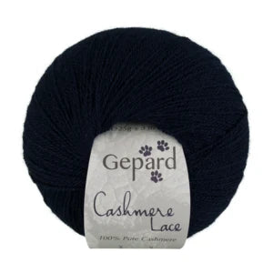 Gepard Garn - Cashmere Lace 780 B Mørk Marineblå