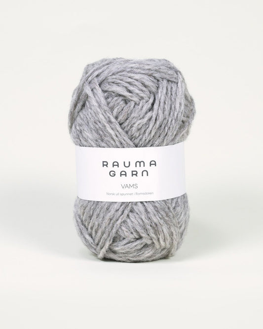 Rauma Garn - Vams - Grå melert (13)