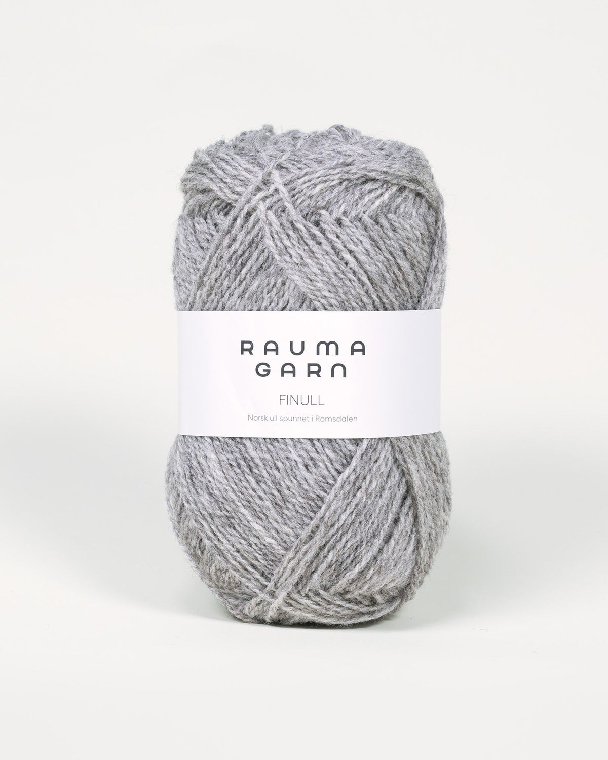Rauma Garn - Finull - Grå Melert  (404)