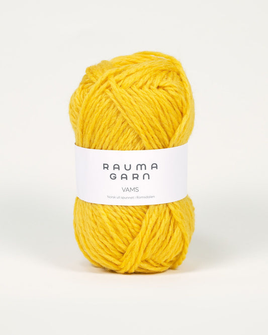 Rauma Garn - Vams - Gul (25)