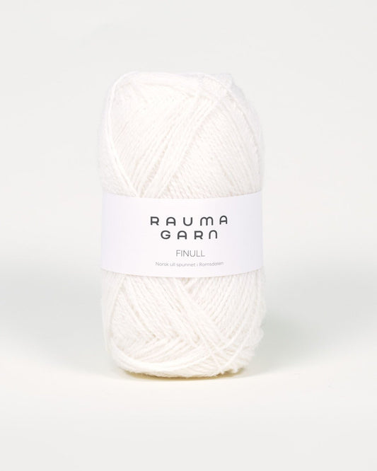 Rauma Garn - Finull - Hvit  (400)